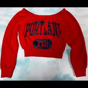 Cropped Portland sweatshirt